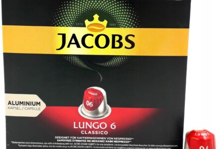 20 Sztuk Jacobs Kapsułki do Nespresso Lungo 6/12