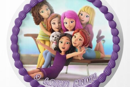 3D OPŁATEK NA TORT 26CM – LEGO FRIENDS (10786056800)