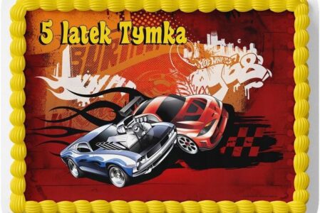 3D OPŁATEK NA TORT A4 20×29 – HOT WHEELS (16859303626)