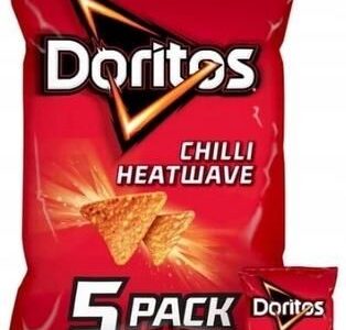 5x30g DORITOS chipsy chilli heatwave UK