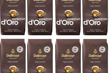 8 x Dallmayr Espresso DOro 1kg Kawa Ziarnista