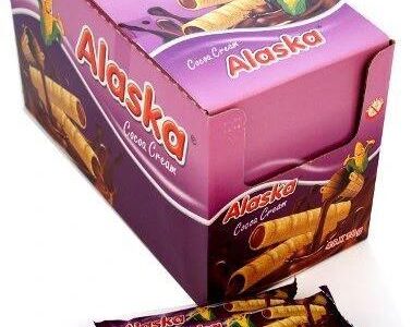 Alaska Rurki Kukurydziane 18g Kakao x48Szt