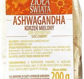 Ashwagandha Korzeń Mielony 200g Natura Wita