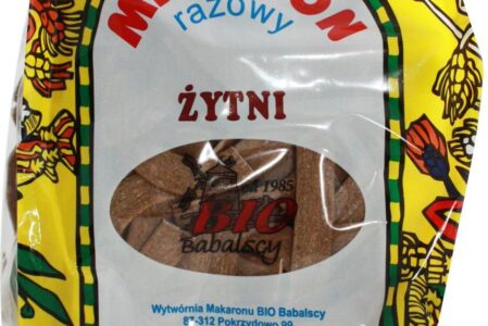 Babalscy Makaron razowy żytni wstążka BIO 400g