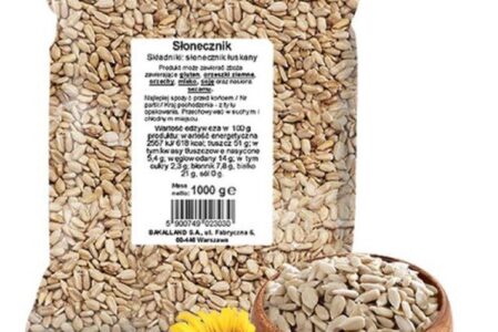 Bakalland Słonecznik łuskany 1kg