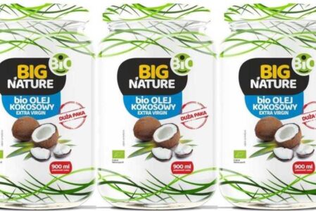 Big Nature 3 x Olej Kokosowy Extra Virgin Nierafinowany Zimnotłoczony Bio 900ml