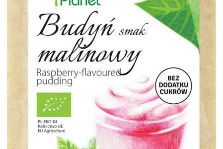BIO PLANET – BUDYŃ O SMAKU MALINOWYM BIO 38g