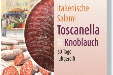 BIO VERDE SALAMI TOSCANELLA PLASTRY BIO 80G