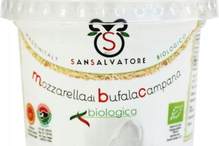 BIOLOGICA – Mozzarella Z BAWOLEGO (1 kulka w kubeczku) BIO 320g