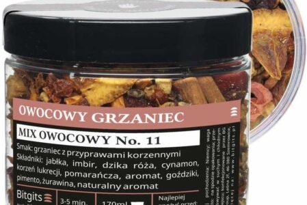 Bitgits Herbata Owocowa Rozgrzewająca Owocowy Grzaniec 70g
