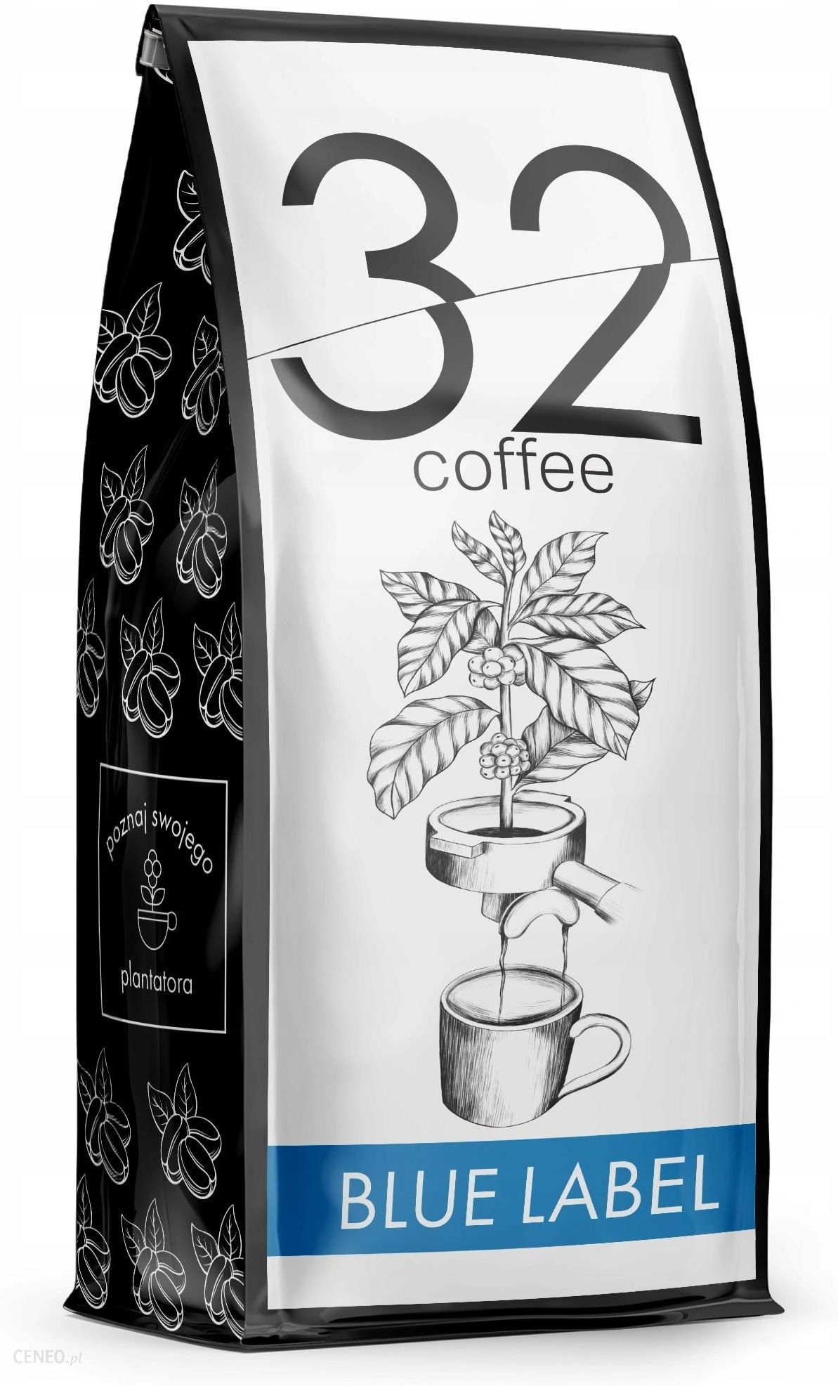 Blue Orca Coffee Kawa 32 Label 1Kg Świeżo Palona