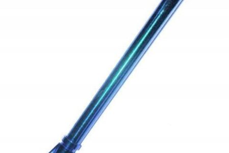 Bombilla Nierdzewna Z Pierścieniem Blue 155 Cm