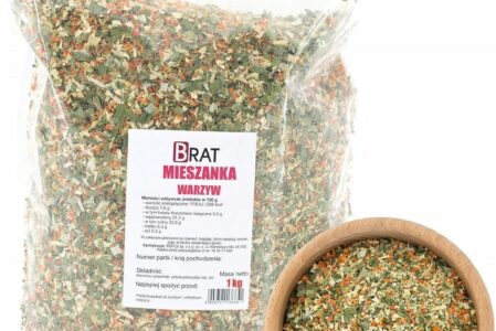 Brat Warzywa Suszone 1Kg Mieszanka Warzyw Naturalna