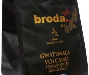 Broda Coffee Kawa Świeżo Palona Gwatemala Volcano Premium Shg Ep 100% Arabica 1000g