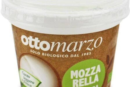 Ca’Verde Mozzarella Z mleka Koziego 1 Kulka W Kubeczku Bio 100g
