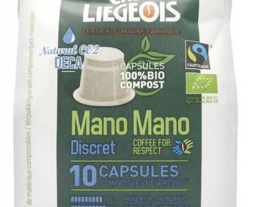 Café Liégeois Kawa W Kapsułkach Mano Discret Deca 10 Szt.