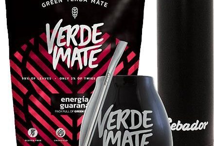 Cebador Zestaw Yerba Mate Green Energia 500g 0,5kg Termos (8342)