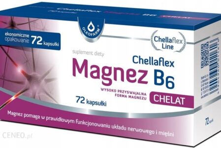 Chellaflex Magnez B6 x 72kaps.