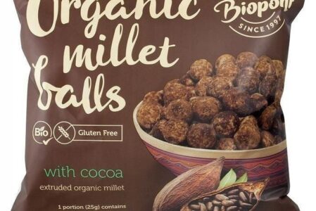 Chrupki Jaglane Kakaowe Bezglutenowe Bio 60 g – Bi