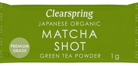 Clearspring Matcha Japońska Premium Grade Sproszkowana 1g Bio