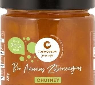 Cosmoveda Chutney Ananas I Trawa Cytrynowa Bio – 225g