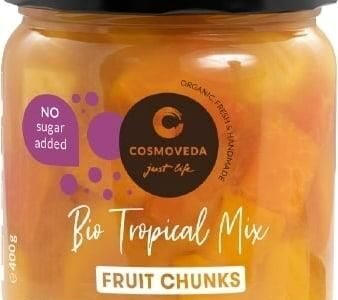 Cosmoveda Kawałki Owoców Tropical Mix Bio 400g