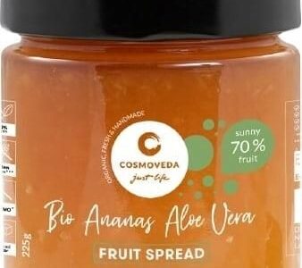 Cosmoveda Marmolada Owocowa Z Ananasa I Aloesu Bio – 225g