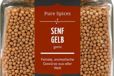 Cosmoveda Organiczne Żółte Nasiona Gorczycy Całe 140G W Słoiku