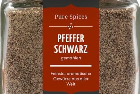 Cosmoveda Organiczny pieprz czarny mielony w słoiku 100g