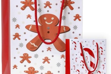 Cup&You Cup And You Torebka Prezentowa Candy Canes And Gingerbread Man
