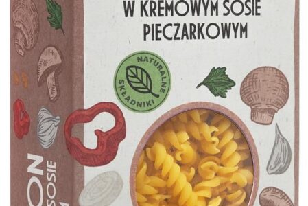 Dania Babci Zosi Makaron w kremowym sosie pieczarkowym 0,18Kg