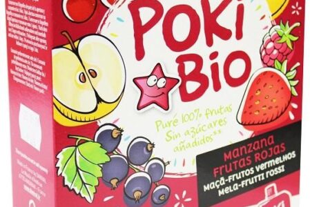 Danival Poki Przecier Jabłkowy Z Dodatkiem Czerwonych Owoców I Czarnej Porzeczki 100% 4X90G