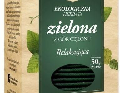 Dary Natury Herbata Zielona Relaksująca Eko X25 Sasz