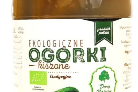 Dary Natury Ogórki Kiszone Eko 800G