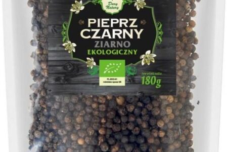 Dary Natury Pieprz Czarny Ziarno (Uzupełnienie) Bio 180 G