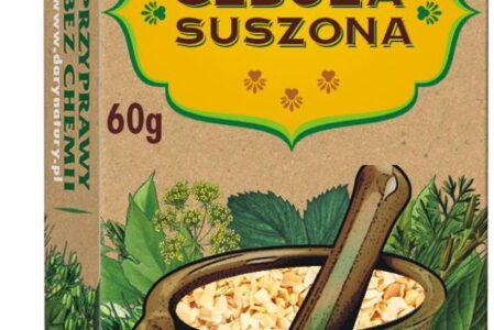 Dary Natury Przyprawa Cebula Suszona Bezglutenowa 60G