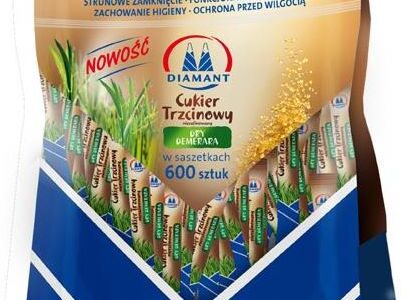 Diamant Cukier Trzcinowy Saszetka 600x5g