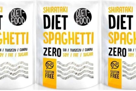 DietFood 3 x Makaron Konjac Spaghetti 200g
