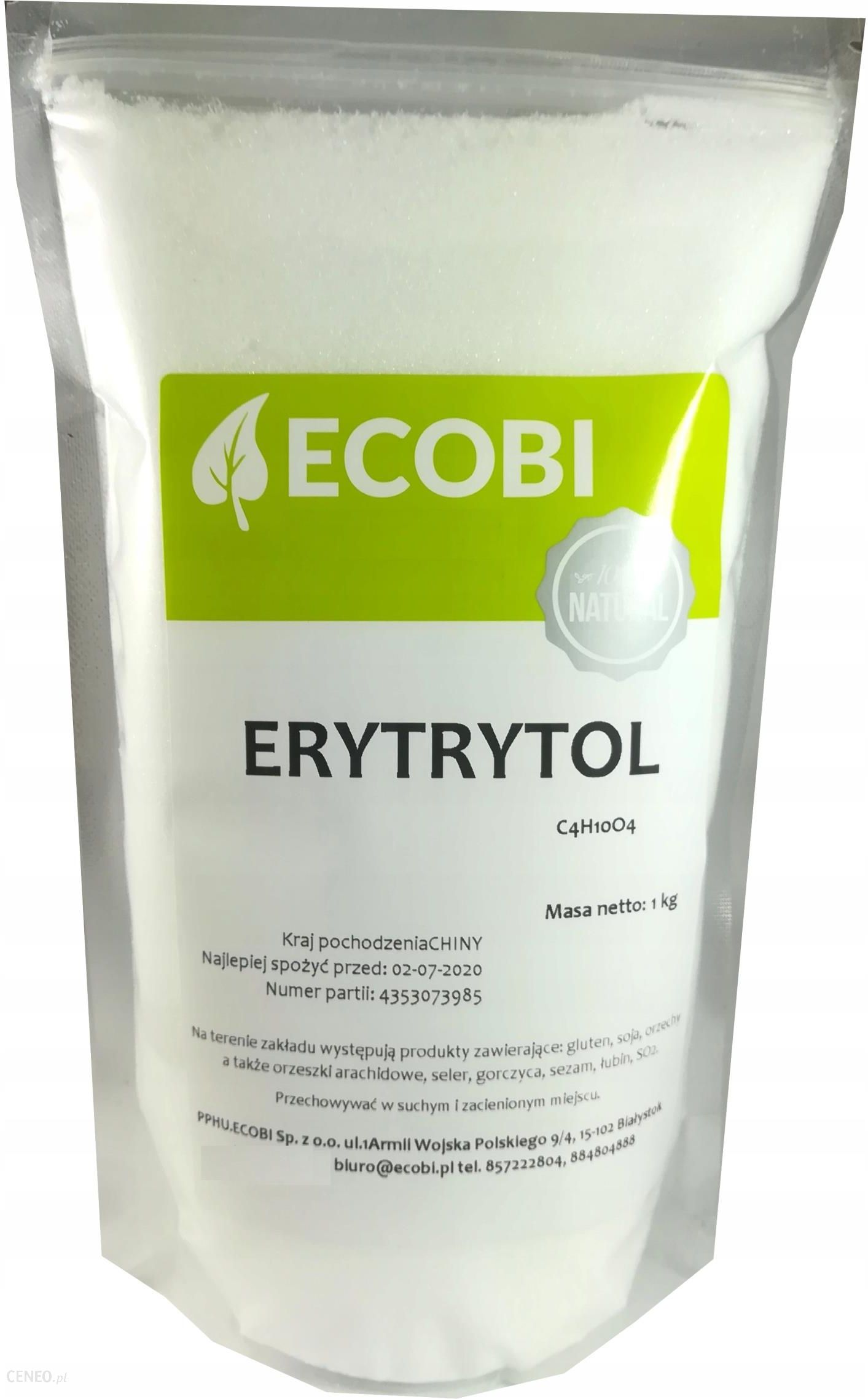 Erytrytol (erytrol) 1KG Słodzik Od Ecobi