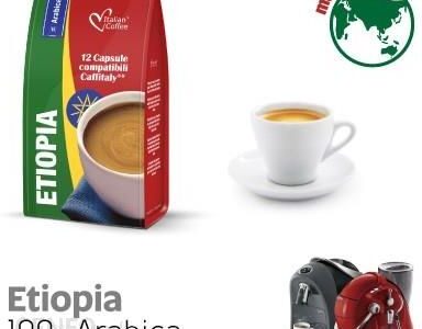 Etiopia 100% Arabica Monorigine Kapsułki Do Tchibo Cafissimo 12 Kapsułek