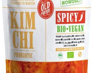 Fabryka 111 Kimchi Spicy Bio Vegan Świeże Niepasteryzowane 250G Old Friends
