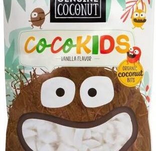 Genuine Coconut Kęski Kokosa Świeże Dla Dzieci O Smaku Waniliowym Bio 56g