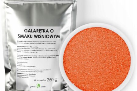 Gorzkoislodko Galaretka Wiśniowa Galaretka W Proszku 250g