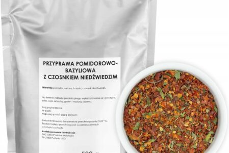 Gorzkoislodko Mieszanka Pomidor Czosnek Niedźwiedzi Bazylia 500G