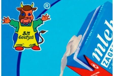 Gostyń mleko zagęszczone niesłodzone 7,5% 1l