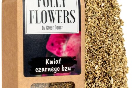 green Touch Czarny Bez Suszony Kwiaty Jadalne 40g