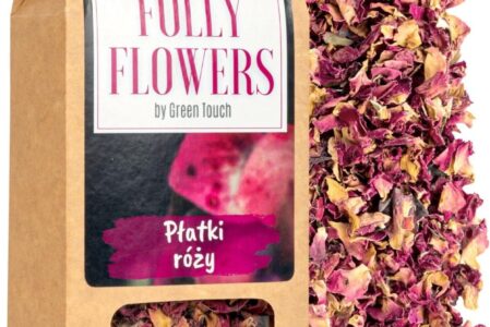 green Touch Płatki Róży Suszone Kwiaty Jadalne 20g