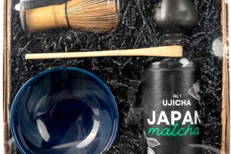 green Touch Zestaw Matcha Japońska Ujicha 80g Czarka Oraz Akcesoria