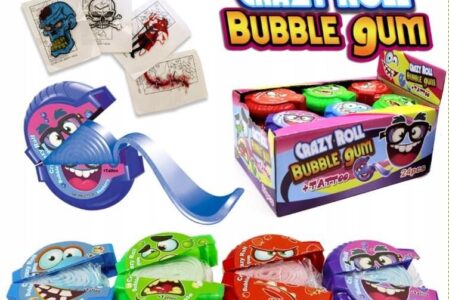 Guma Metrowa Crazy Roll Z Tatuażem 24Szt