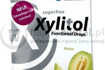 Hager And Werken Przeciwpróchnicze cukierki z ksylitolem dla dzieci i dorosłych o smaku melonowym 25szt.